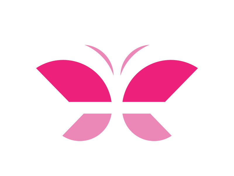 Beauty Butterfly Logo vector template