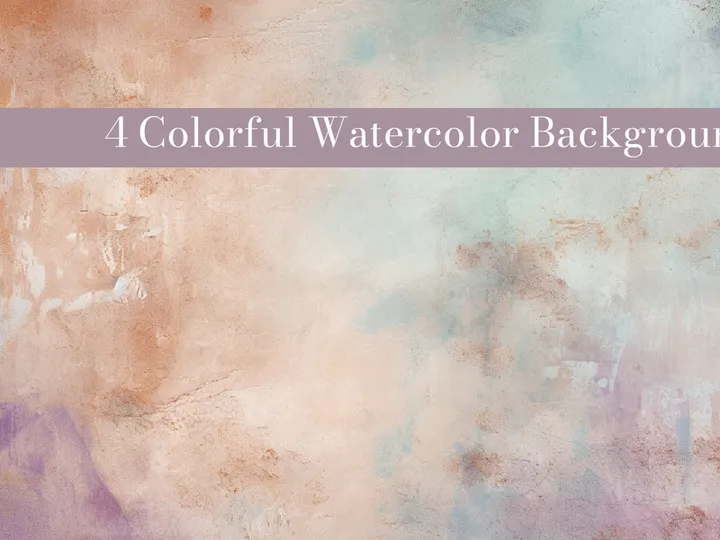 A colorful watercolor background