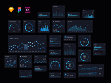 Awesome 34 Charts UX/UI preview picture