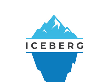 Antarctic iceberg logo design. preview picture