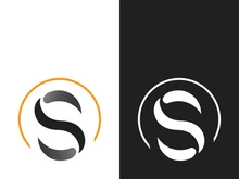 Business corporate S letter logo design vector