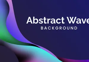 Colorful Gradient Background Wave