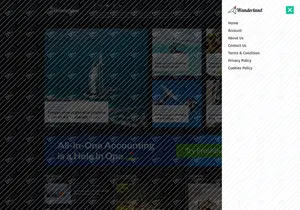 Wonderland - Traveling Blog Figma Template