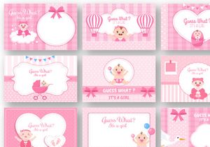 30 Birth Photo is it a Boy and Girl Cartoon Illustration