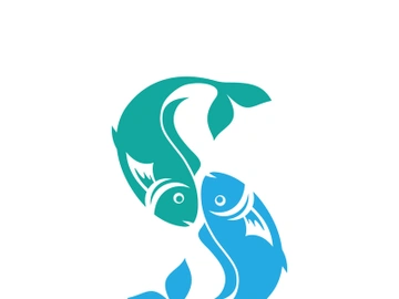 Fish logo template. Creative vector symbol preview picture