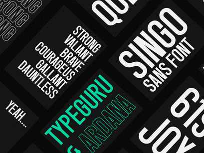 Singo | Sans Display Font