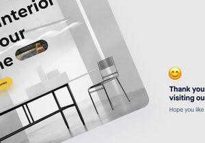 Disposición - Hero Minimalist Decor Landing Page