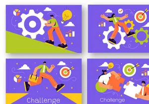 9 Challenge and Overcoming Obstacle Illustration