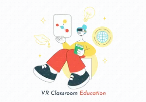 10 VR Classroom Education Illustration