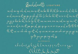 Bachelorette - Handwritten Font