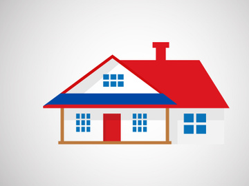 House or home design template vector illustration. Logo for real estate business or company preview picture