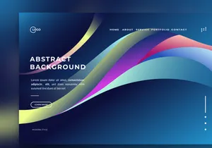 Abstract Background Blue and Orange