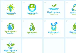 30 Hydroponic Logo Bundle