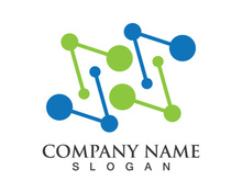 Molecule symbol logo template vector illustration design