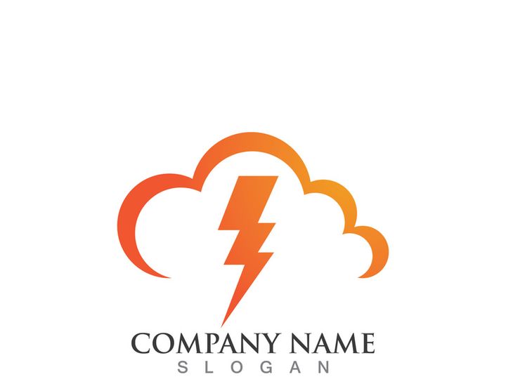 Cloud server data save upload logo
