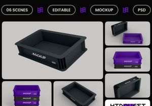 Storage Bin Mockup