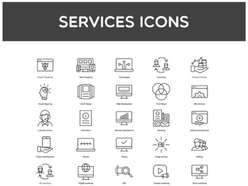 Services Icons preview picture