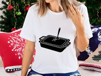 Baked Dish with Spoon Icon