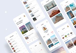 Travel Mobile App UI kit