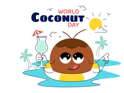 10 World Coconut Day Illustration