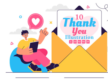 10 Thank You Illustration preview picture