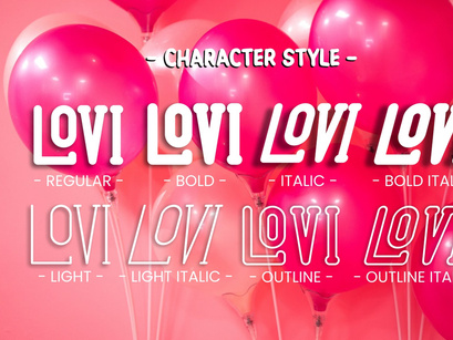 LOVI - Fun Display Font