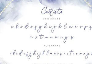 Callista - Signature Font