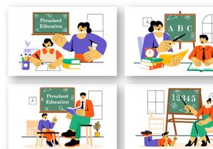 9 Preschool Education Illustration