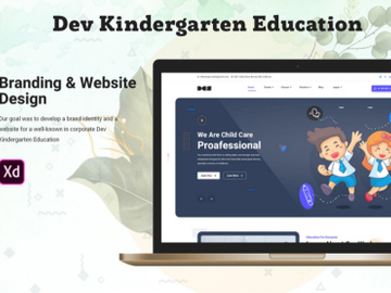 Dev Kindergarten Web Template preview picture