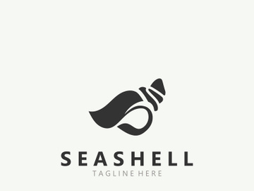 Seashell Logo. Ocean Animals premium quality graphic outline symbols collection preview picture