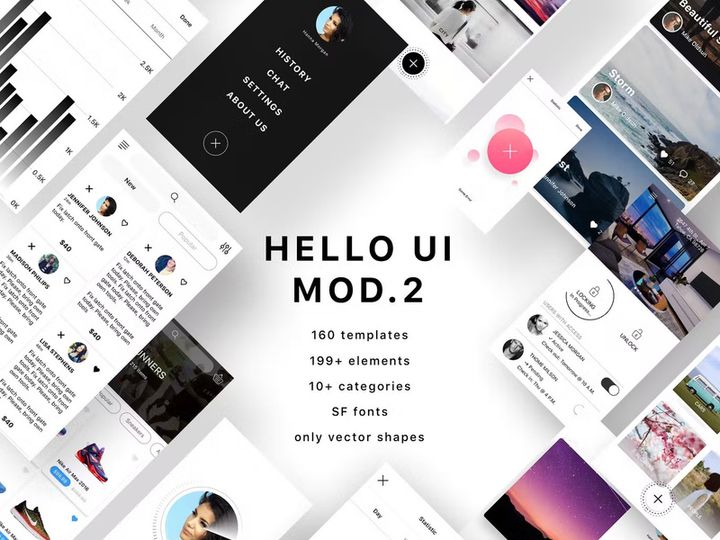 Hello 2.0 UI Kit Mod