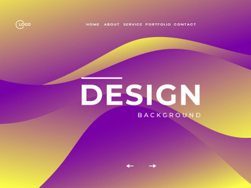 Modern Abstract Background with Purple and Yellow gradient preview picture