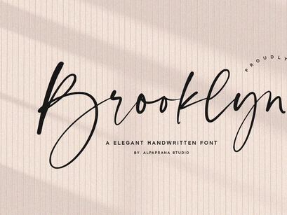 Brooklyn - Handwritten Font