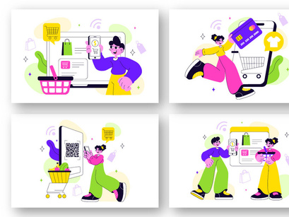 10 Smart Retail Store Illustration