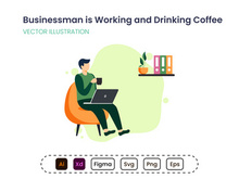 Freelancer doing work from home