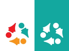 Community, network and social icon design template