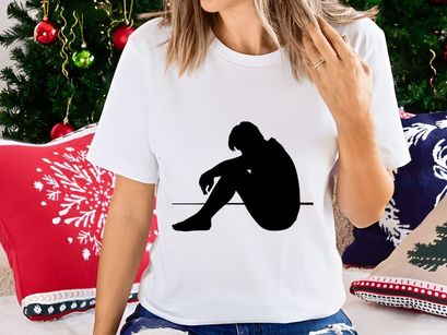 Woman stretching silhouette at sunset yoga wellness balance