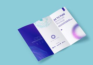 A4 Trifold Brochure Mockup 01
