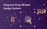 New year 2024 3D Illustration