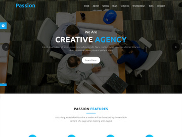 Passion - Material Design Agency Template preview picture