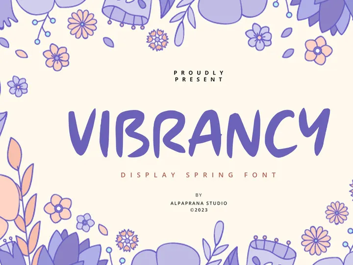 Vibrancy - Display Font