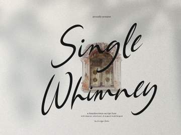 Single Whimney | Handwritten Script preview picture
