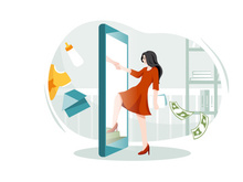 Multitasking Woman Illustration