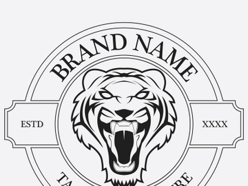 Tiger logo vintage preview picture