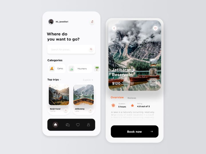 travel booking app