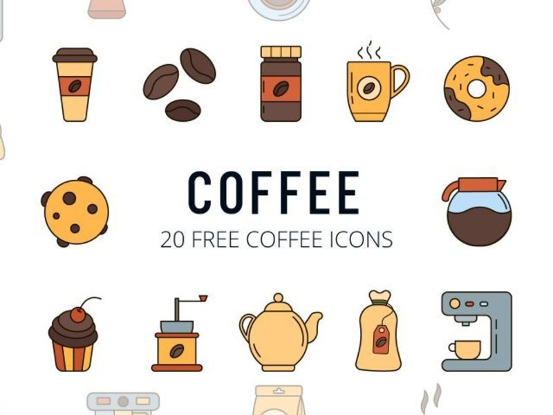 Coffee Vector Free Icon Set