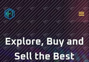 NFT Dark Responsive Landing Page Free Download