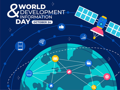 10 World Development Information Day Illustration