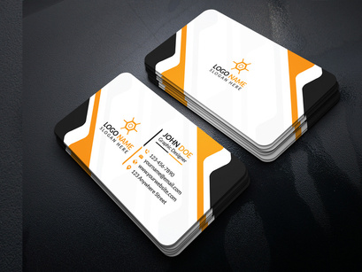 Minimal Business Card Design Template