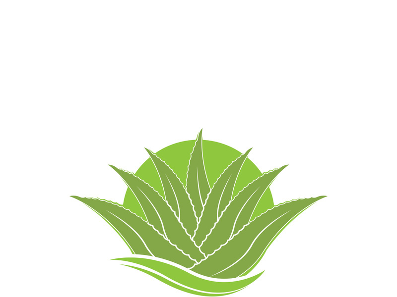 Aloe Vera logo icon design symbol beauty skin care